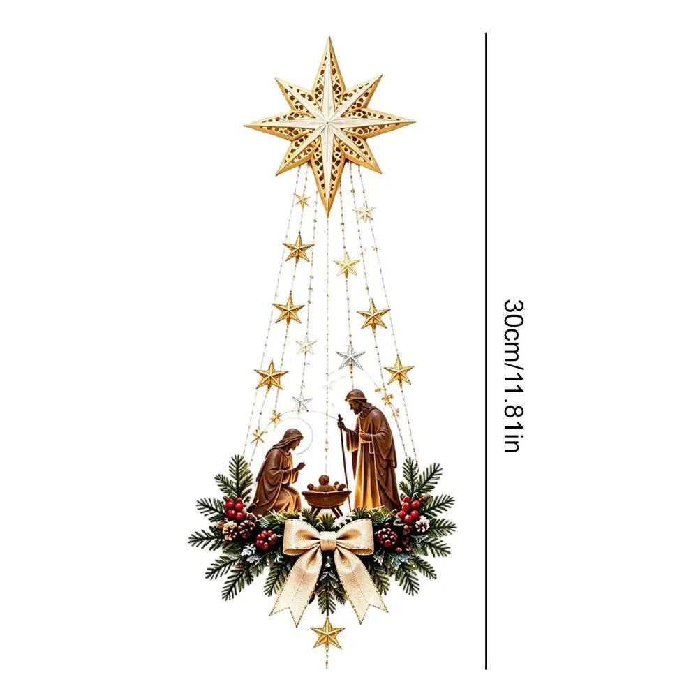 HolyGlow™ Illuminated Nativity Wall Décor