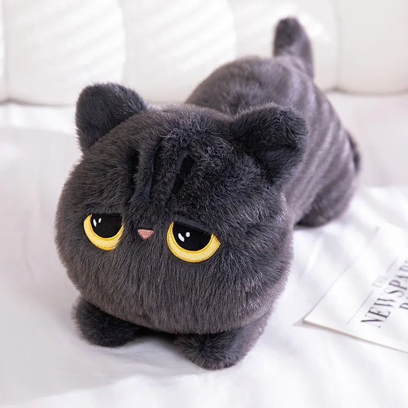 MidnightPaws™ Black Cat Plush Pillow