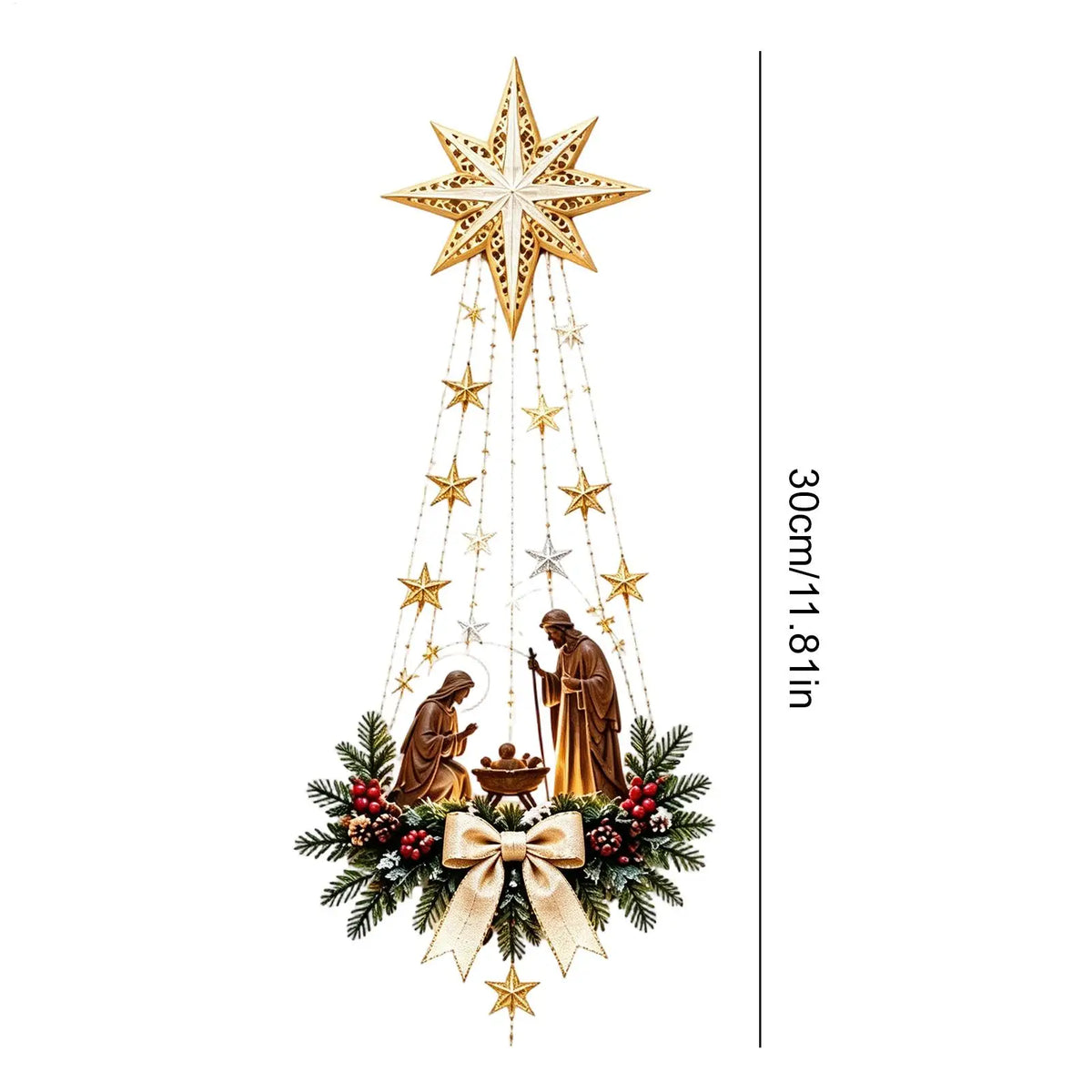 HolyGlow™ Illuminated Nativity Wall Décor