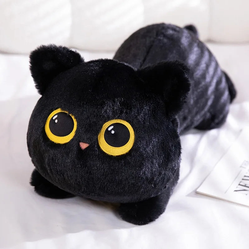 MidnightPaws™ Black Cat Plush Pillow