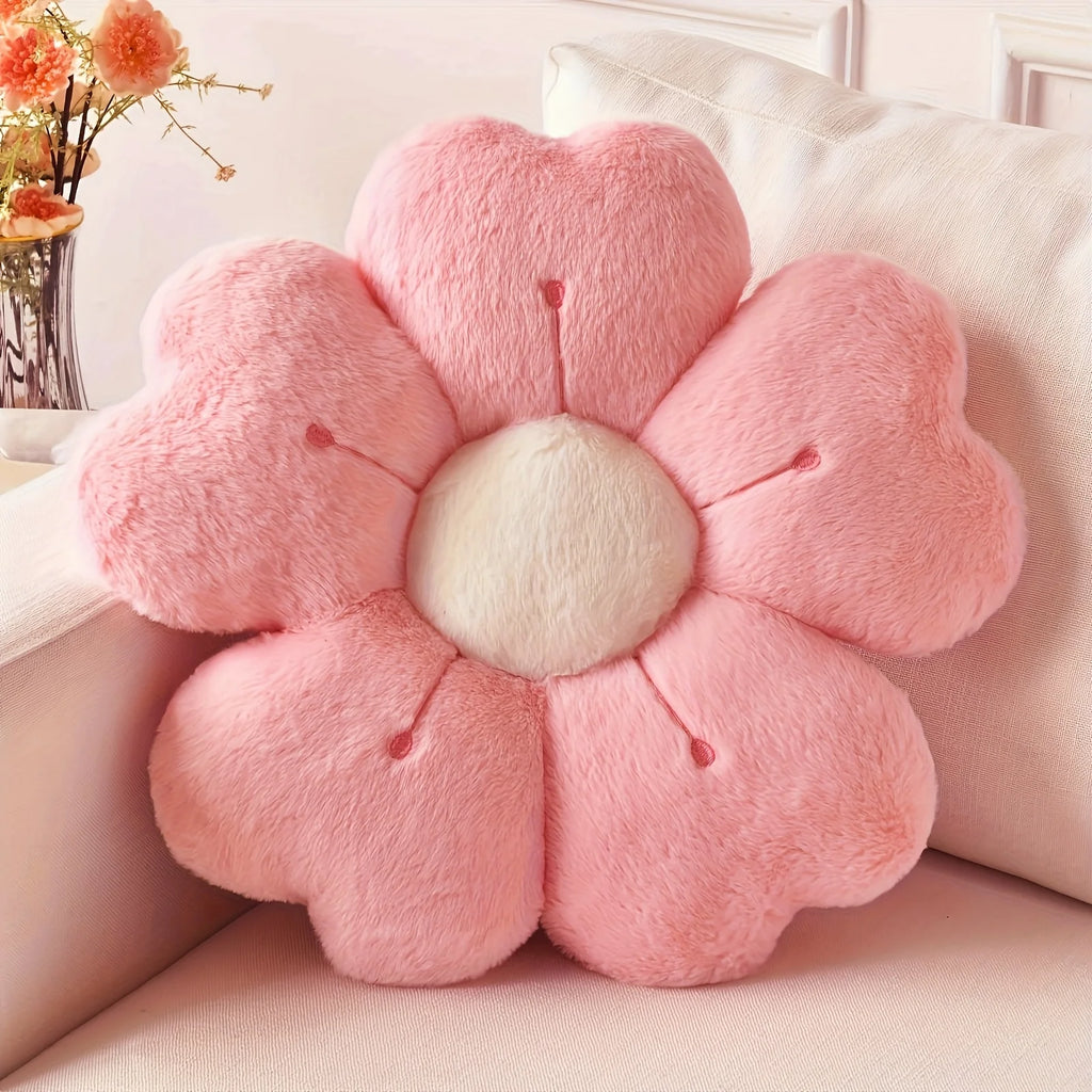BloomNest™ Daisy Plush Pillow