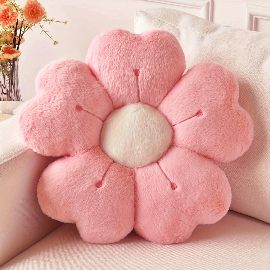 BloomNest™ Daisy Plush Pillow