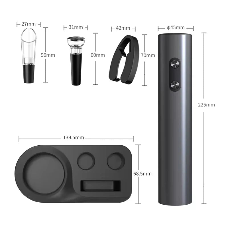 VinoEase™ Electric Wine Opener Gift Set