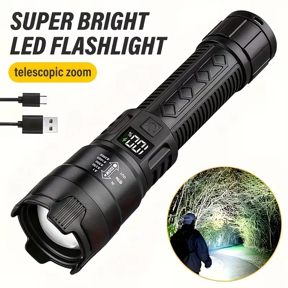 2000LM LED Flashlight