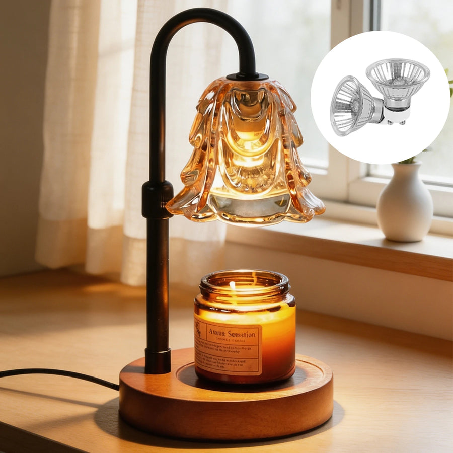 PetalGlow™ Flower Candle Warmer Lamp
