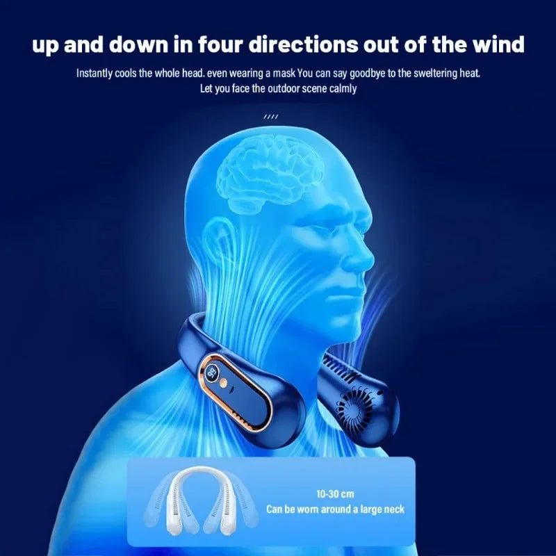 AeroLuxe™ 360° Bladeless Neck Fan