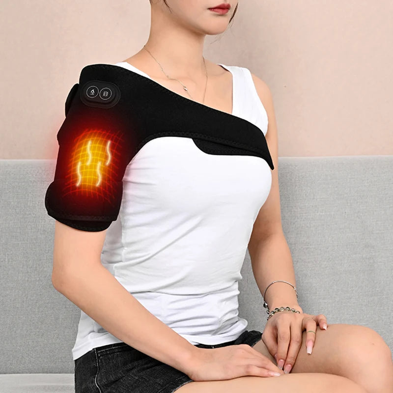 USB Electric Shoulder Brace Heated Knee Massager