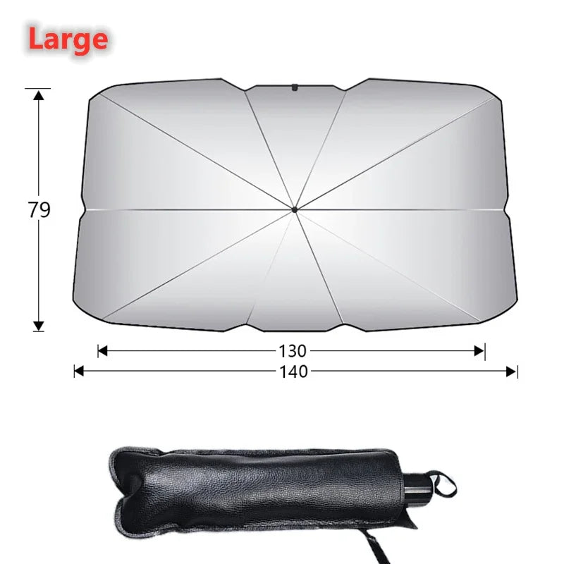 Car Front Windshield Sunshade Umbrella