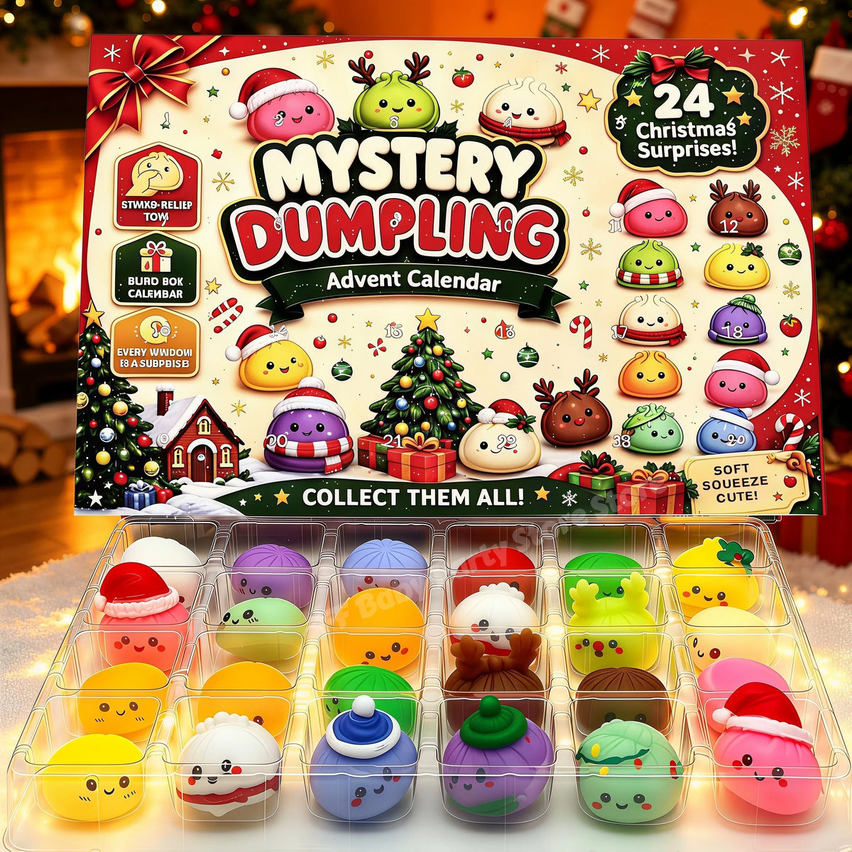 Squishmas™ Surprise 24-Day Advent Calendar