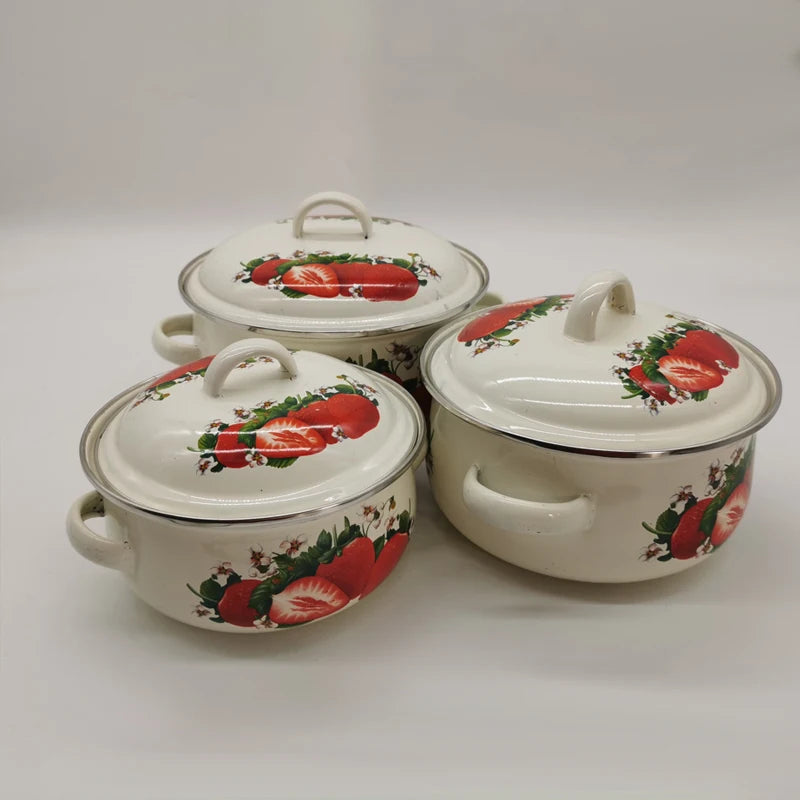 BerryBelle™ Strawberry Enameled Cookware Set