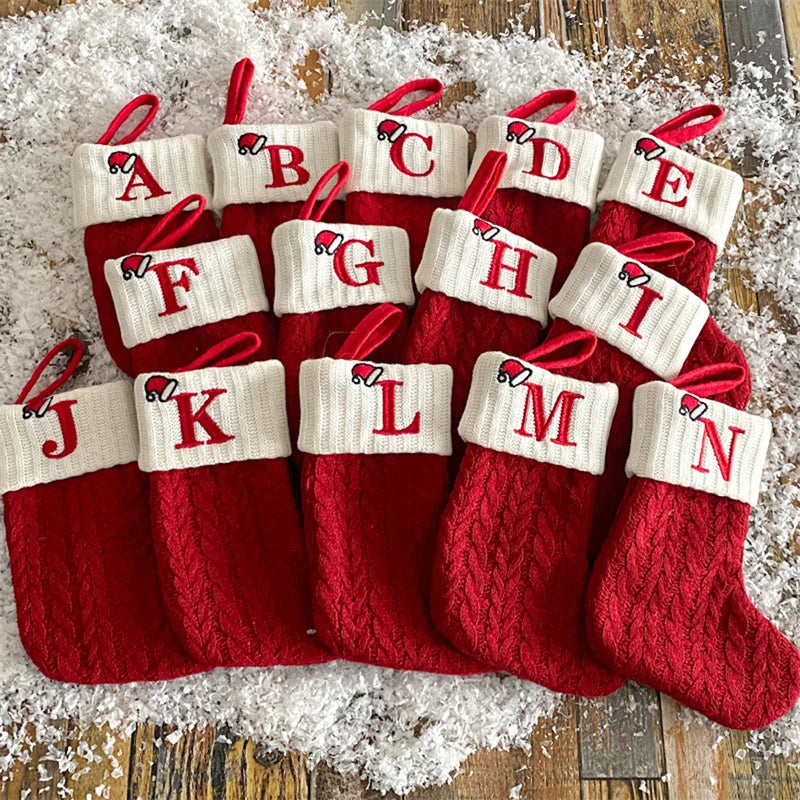 NoelKnit™ Christmas Alphabet Socks