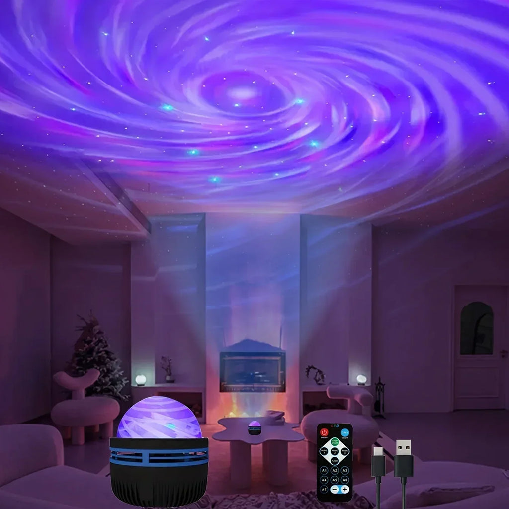 CosmoGlow™ LED Galaxy Projector Light
