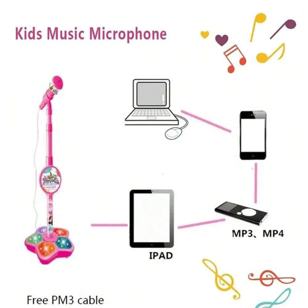 Portable Children's Karaoke Microphone Stand