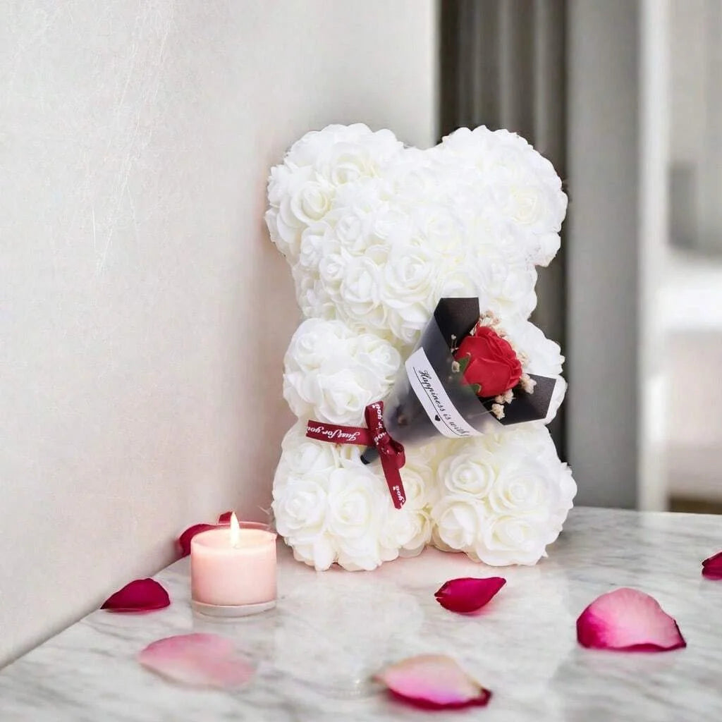RoseBouquet™ Foam Rose Teddy Bear