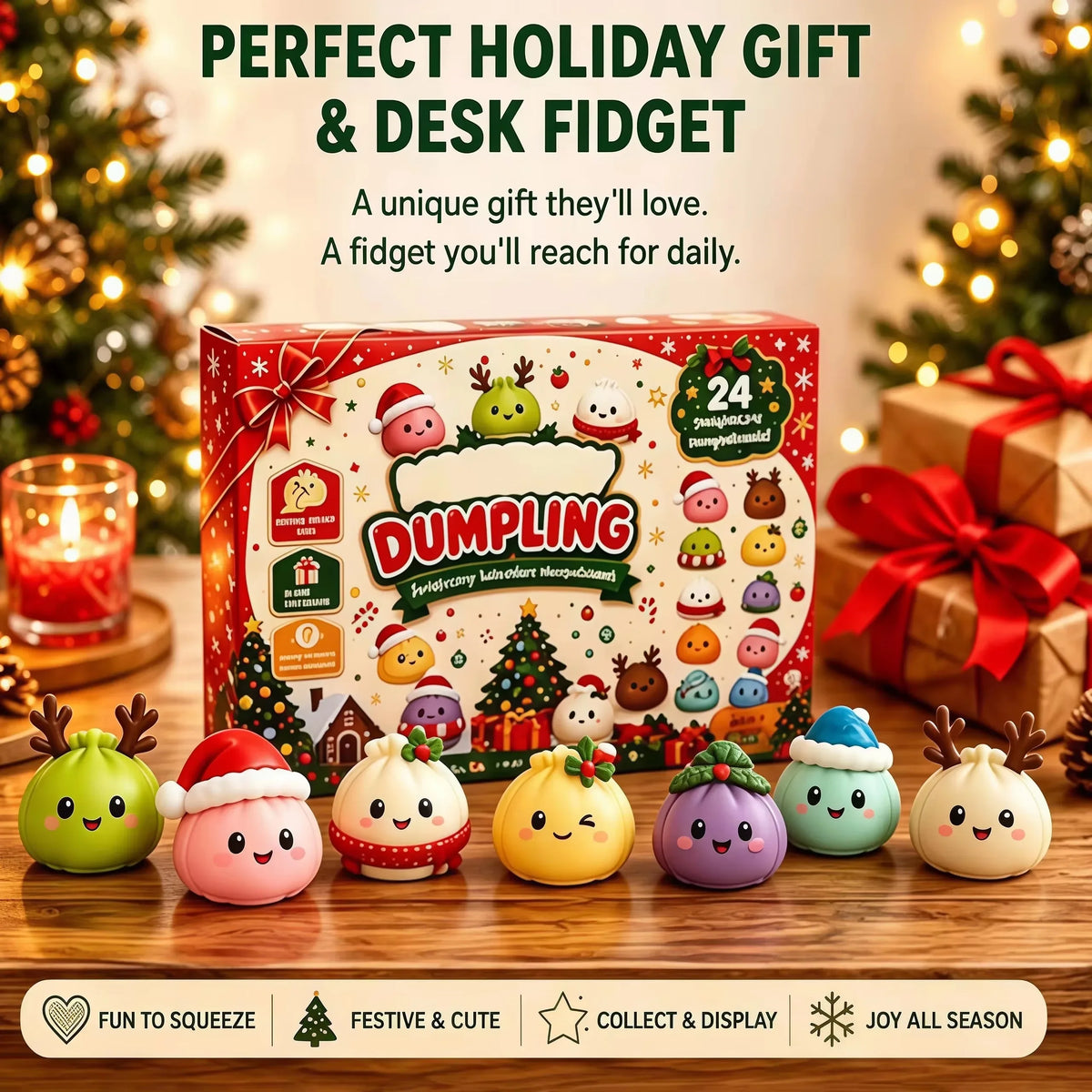 Squishmas™ Surprise 24-Day Advent Calendar