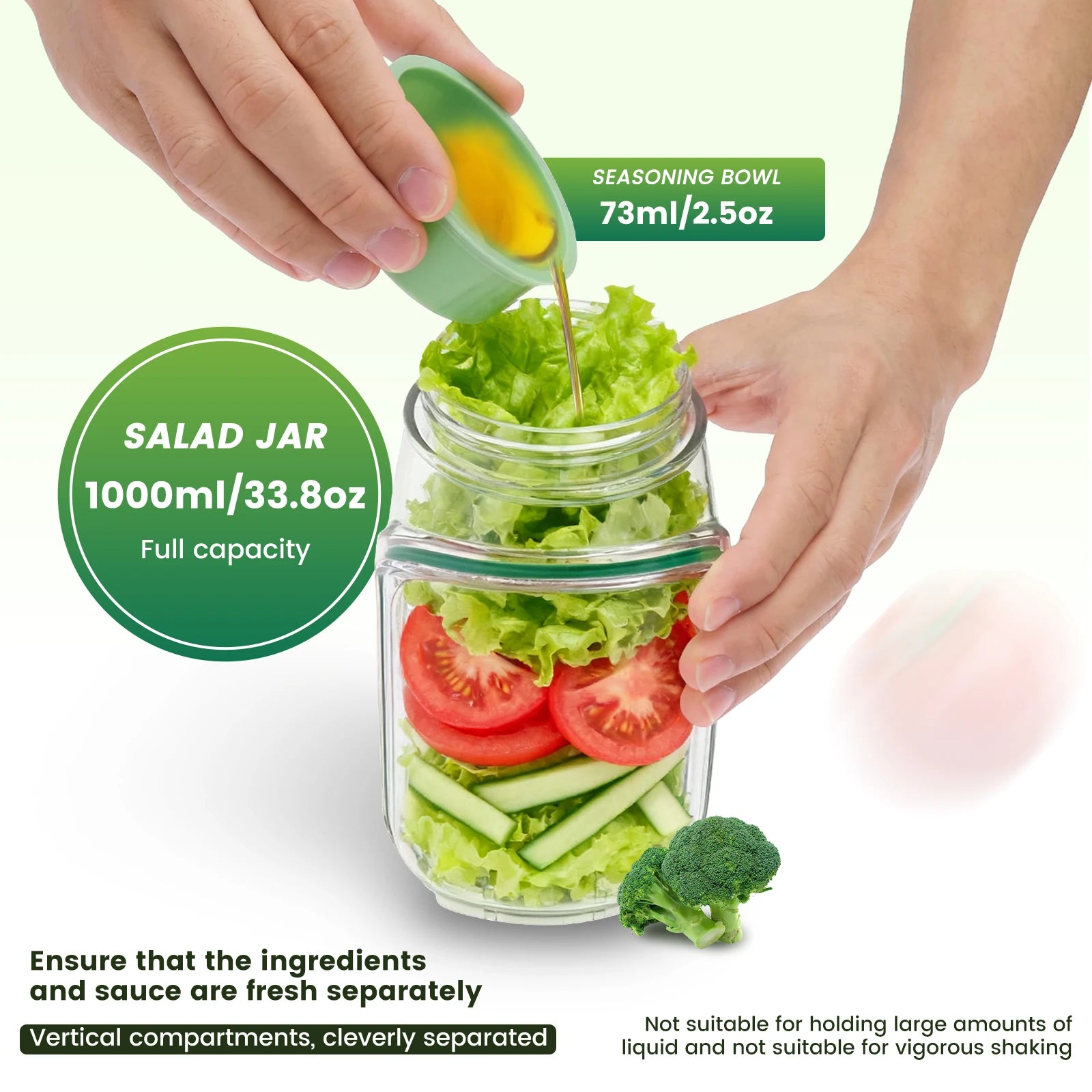 FreshGo™ Portable Salad Jar