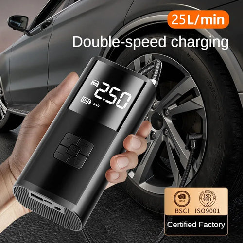 AirDrive™ Portable Car Tire Air Compressor
