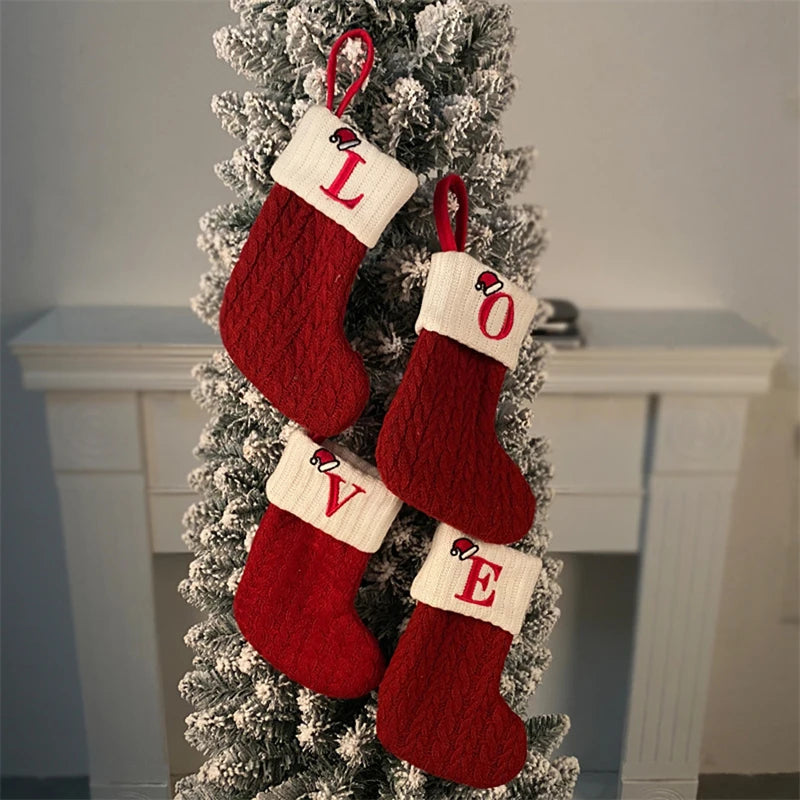 NoelKnit™ Christmas Alphabet Socks