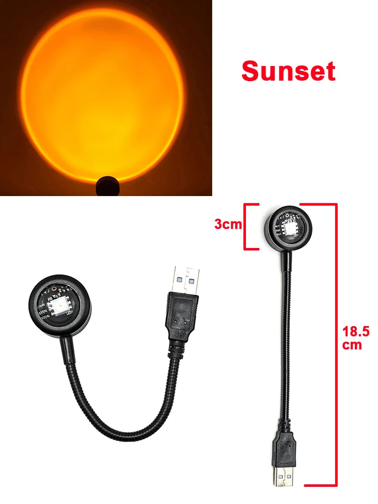 LumiAura™ Ambient Sunset Lamp
