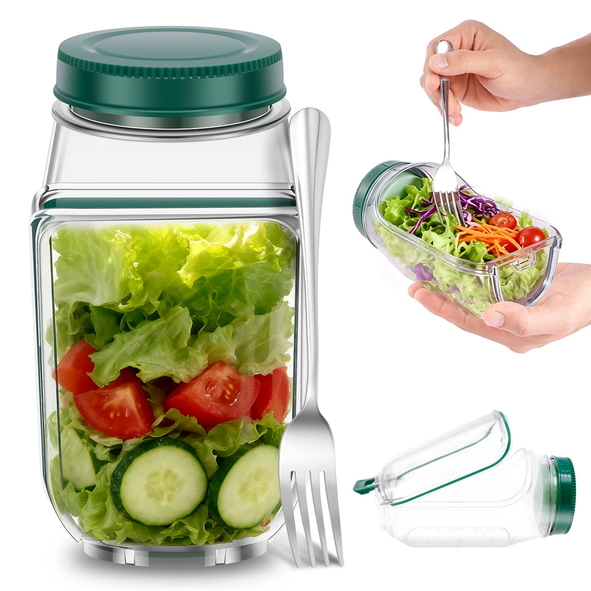 FreshGo™ Portable Salad Jar