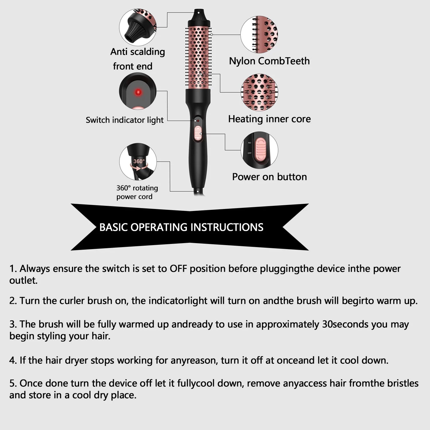 Thermal Curling Brush