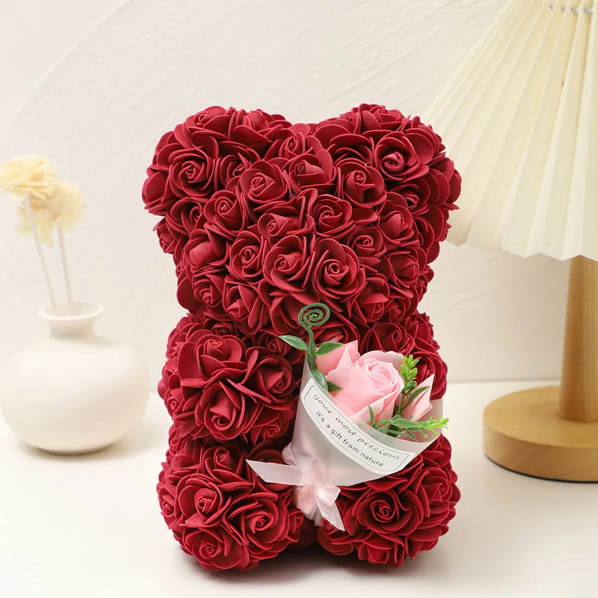 RoseBouquet™ Foam Rose Teddy Bear