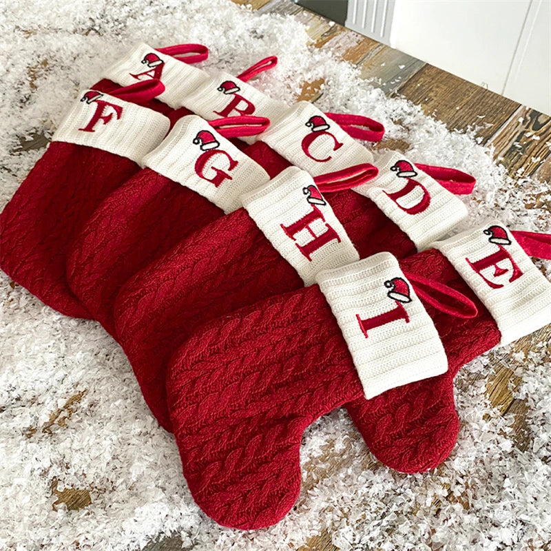 NoelKnit™ Christmas Alphabet Socks