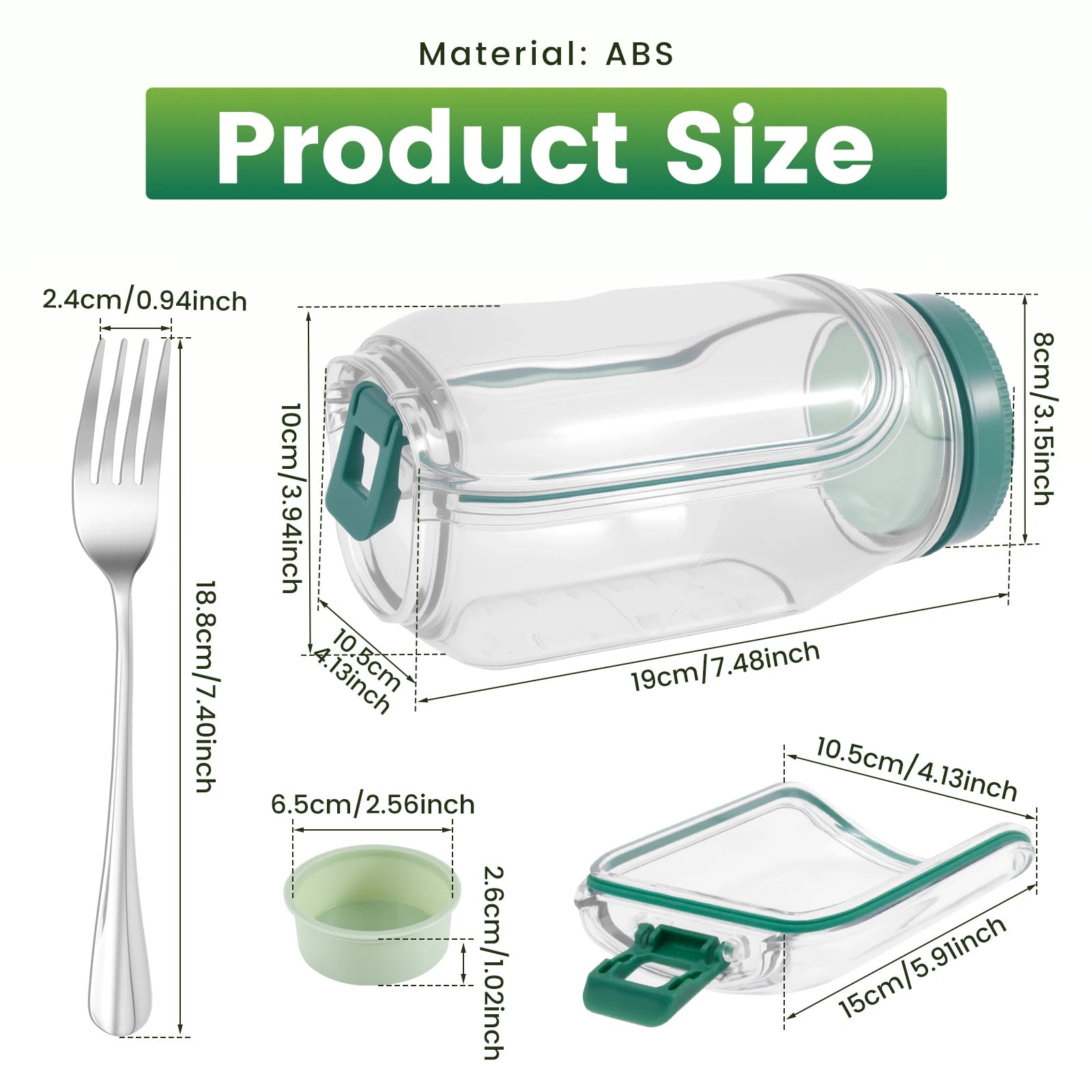 FreshGo™ Portable Salad Jar